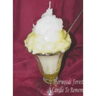  Pineapple Ice Cream Sundae Scented Replica Candle! (QTY 1 