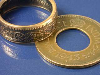   India One Pice Coin ))   Choose The (Ring Size You Want)  