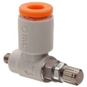 SMC AS1201FG M5 06 Air Flow Control Valve with One Touch Fitting, PBT 