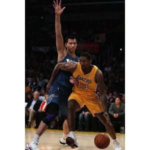  Washington Wizards v Los Angeles Lakers: Ron Artest and Yi 