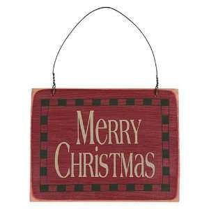 Pine Wood Small Merry Christmas Sign Made in USA 