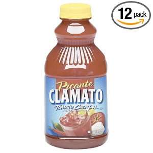 Clamato Picante Juice, 16 Ounce (Pack of Grocery & Gourmet Food