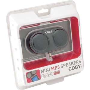  Coby CS MP13  Mini Portable Speaker System   BLACK  