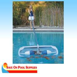 SwivelSkim Pro Swimming Pool Leaf Skimmer Net Cleaner  