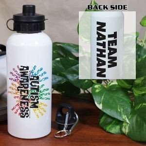    Personalized Autism Awareness Water Bottle: Everything Else