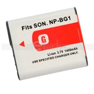 NP BG1/FG1 Battery+Charger For Sony DSC W290 DSC W230  