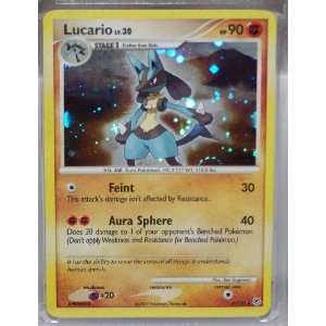    2007 Lucario Lv.X (Holo) #6 Rare Pokemon D&P Toys & Games