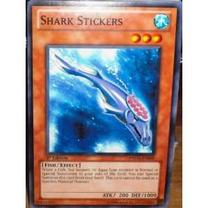   Shockwave Single Card Shark Stickers PHSW EN009 Common Toys & Games