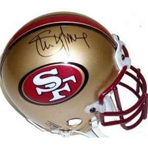  Steve Young autographed Football Mini Helmet (San Franciso 49ers 