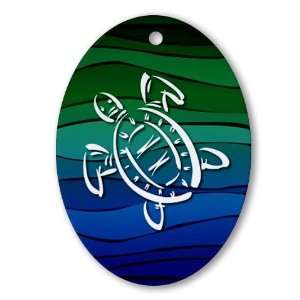  Sea Turtle Animals Oval Ornament by CafePress: Home 