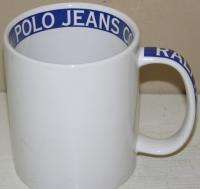 RALPH LAUREN POLO Jeans Co Coffee Mug Cup BLUE NEW  