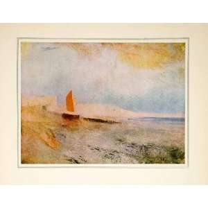   Sail Boat Sky Water Sussex   Orig. Photolithograph: Home & Kitchen