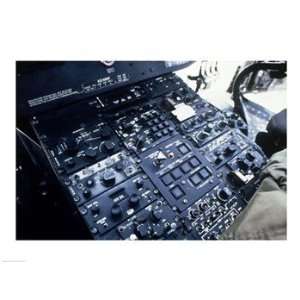  Central Control Console in the Cockpit of a UH 60A Black 