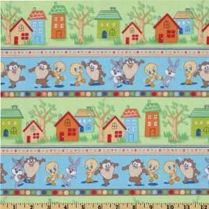   Tunes Playtime Repeating Stripe Multi Fabric By The Yard Arts, Crafts