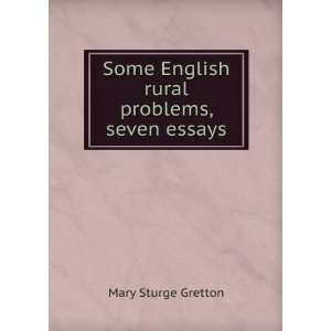   Some English rural problems, seven essays Mary Sturge Gretton Books