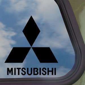  Mitsubishi Black Decal JDM Ralliart Lancer EVO Car Sticker 