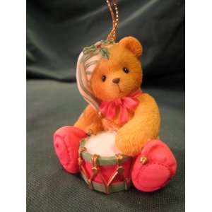   Cherished Teddies Bear With Drum Ornament