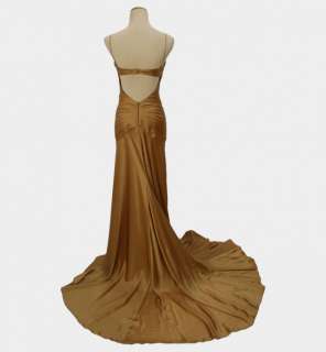 CLARISSE $250 Gold Prom Ball Evening Gown Sz 4 , 6 , 12 NWT  