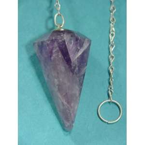   Amethyst Scrying Pendulum Wicca Healing Metaphysical Divination