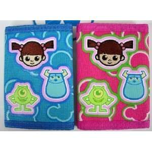  2 Pcs Disney Monster Inc Trifold Wallet Coin purse Toys & Games