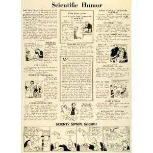  1927 Article Scientific Humor Earle Coler Henry Clifford 
