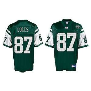  Laveranues Coles New York Jets NFL Equipment Green Replica 