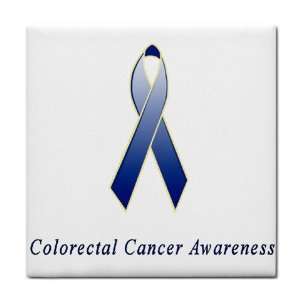 Colorectal Cancer Awareness Ribbon Tile Trivet: Everything 