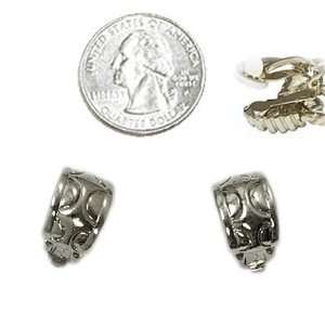  Silvertone Metal Clip On Earrings Fashion Jewelry Jewelry