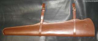   Saddlery Leather Maker Marked Rifle Saddle Scabbard Handmade 30.30