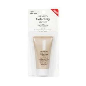 Colorstay Active Light Makeup with Softflex # 180 Sand Beige By Revlon 