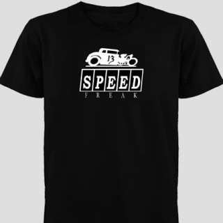 GearHead Speed Freak on front car T shirt  