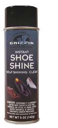 Griffin Instant Shoe Shine high Gloss Spray   5 oz.  