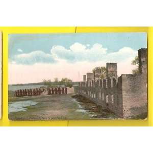    Postcard Ruins Fort Frederick Crown Point NY 
