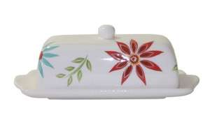 CORELLE COORDINATES HAPPY DAYS COVERED BUTTER DISH NEW  