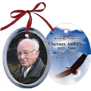 Personalized Memorial Ornaments   Silver Florentine With 