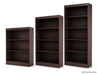 NEW White, Black, Brown 3, 5 or 6 Shelf Bookcase Bookshelf Book Case 