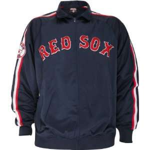  Boston Red Sox Tricot Track Jacket: Sports & Outdoors