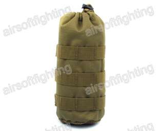 Tactical Molle Utility Dump and Open Top Bottle Pouch with Mesh Bottom 