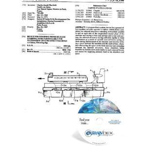 NEW Patent CD for DEVICE FOR CONFINING PRESSURE FLUID CUSHIONS, MORE 