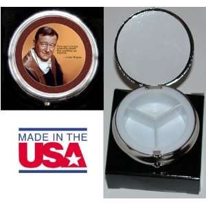  John Wayne It Takes Courage Pill Box with Pouch and Gift 