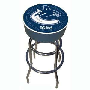  NHL Vancouver Canucks Padded Bar Stool: Sports & Outdoors