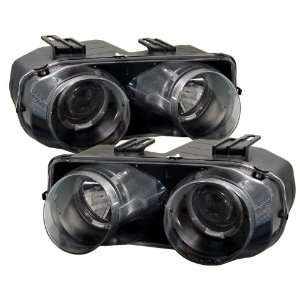 Acura Integra Halo Projector Headlights / Head Lamps/ Lights   Black 