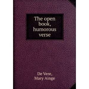  The open book, humorous verse, Mary Ainge. De Vere Books