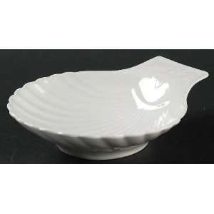  Apilco Classic Whiteware Shell Shaped Dish, Fine China 