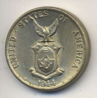 1944 Five Centavos Philippines Uncirculated   63496  