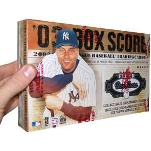  2003 Fleer Box Score Baseball HOBBY Box   18P7C: Sports 