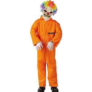  Boys Convict Clown Costume   Medium Toys & Games