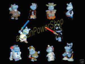 Compl. Set Happy Hippo Star Wars from German KINDER  