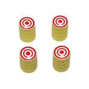  Target   Bullseye Sniper Tire Valve Stem Caps   Yellow 