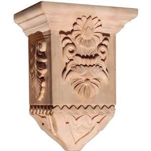   11 1/8h X 8 1/8w X 6d   Yale Small Maple Corbels